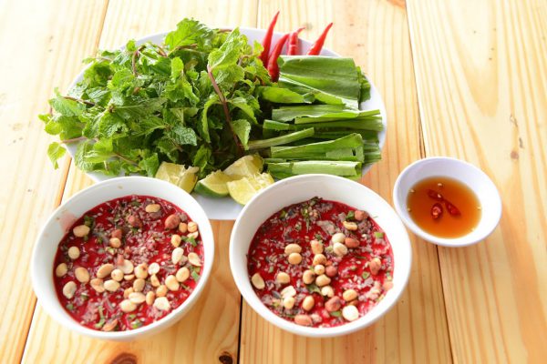 Tiết canh dê